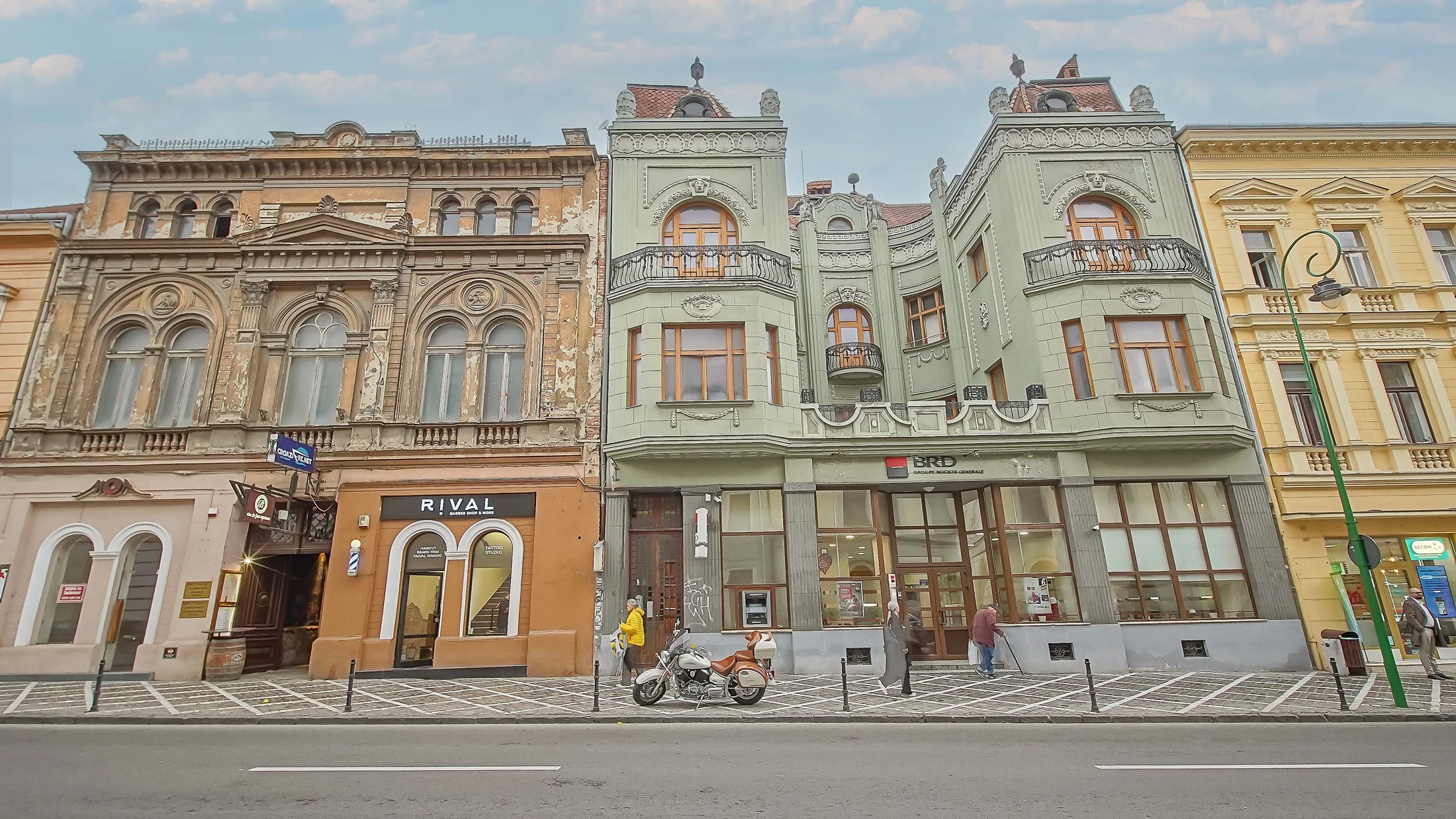 Fațada Palatului Spitz, Mureșenilor 5